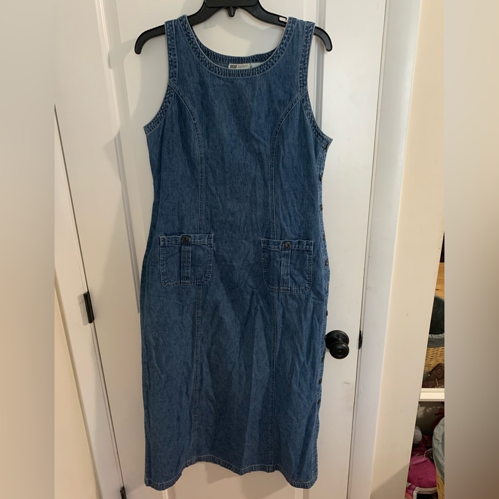 Vintage faded glory jean dress